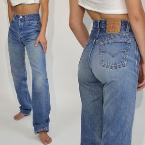Vintage 501 Levis Light Wash